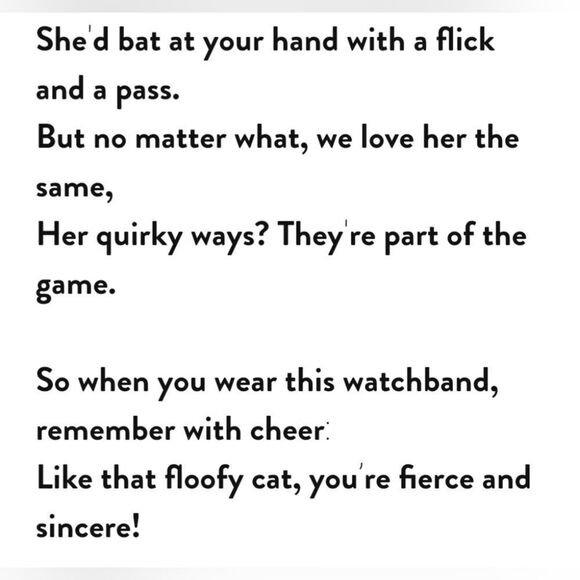 ZOX "FEAR THE FLOOF" #938 ANDROID SAMSUNG GALAXY NEW AMERICAN CAT 20mm WATCHBAND - Picture 11 of 12